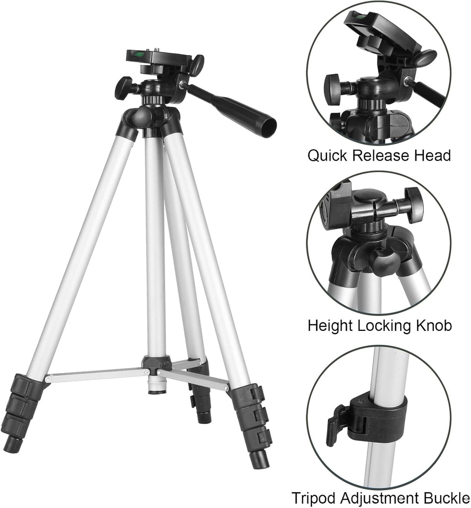 Telescopios, Telescopio para Niños y Adultos Principiantes, 2.756 in Apertura 15.748 in Longitud de Enfoque Refractor Telescopio de Viaje con AZ Monte para Observar La Luna y el Paisaje (blanco) 