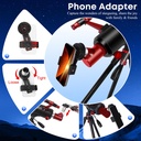 Telescopio para adultos de alta potencia, telescopio profesional de 90mm de apertura y 550mm para niños y principiantes con taburete plegable, trípode, adaptador para teléfono y bolsa de transporte 