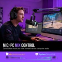 Kit de micrófono de juego FIFINE, micrófono dinámico XLR/USB para PC con brazo articulado para grabación de podcast, juego de micrófono RGB para transmisión, silencio con toque, control de mezcla 