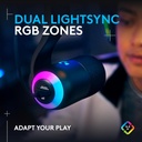 Logitech G Yeti GX - Micrófono dinámico RGB para juegos, micrófono para podcast con LIGHTSYNC, Blue VO!CE, control G HUB, USB Plug and Play - Negro 