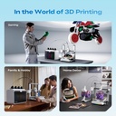 Creality Impresora 3D SPARKX i7 con monitoreo de cámara AI, nivelación automática, impresión de escritorio silenciosa de alta velocidad, fácil configuración, extrusora de unidad directa, conectividad 