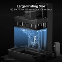 ELEGOO Mars 5 Ultra - Impresora 3D de resina con LCD monocromático 9K de 7", impresión de alta velocidad de 150 mm/h, nivelación automática inteligente, detección inteligente, transferencia WiFi 