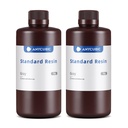 ANYCUBIC - Resina de curado UV de 405 nm para impresión 3D SLA y LCD, alta precisión, rapidez de curado y excelente fluidez (color gris, 2 unidades de 35.27 oz cada una) 