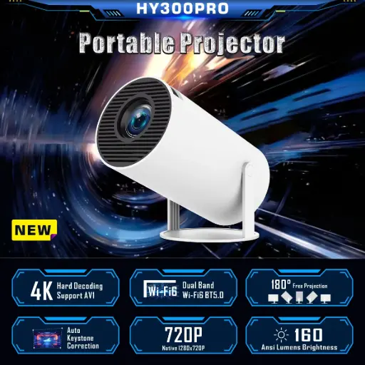 [PR-00128] Mini proyector JUNUO HY300 Pro