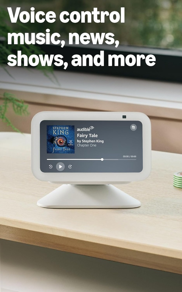 Amazon Echo Show, Pantalla inteligente con 2x bajo y sonido claro, Carbón