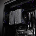 Thermalright Phantom Spirit 120 EVO - Enfriador de CPU, ventilador dual TL-K12 PWM, 7 tubos de calor de refrigeración de CPU, con velocidad de 2150 RPM, para AMD AM4 AM5/Intel