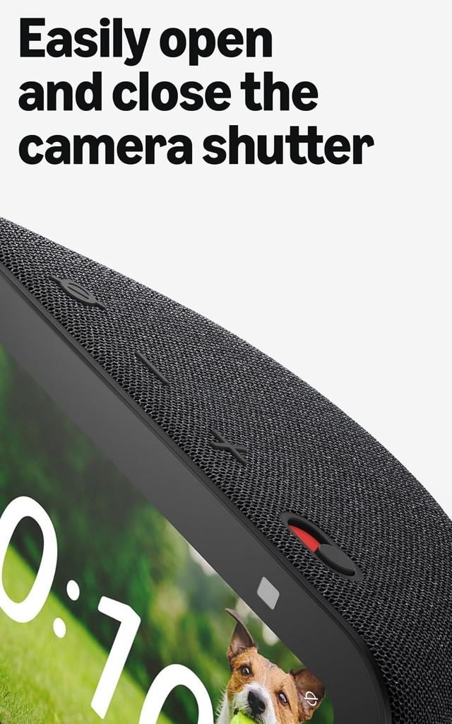 Amazon Echo Show, Pantalla inteligente con 2x bajo y sonido claro, Carbón