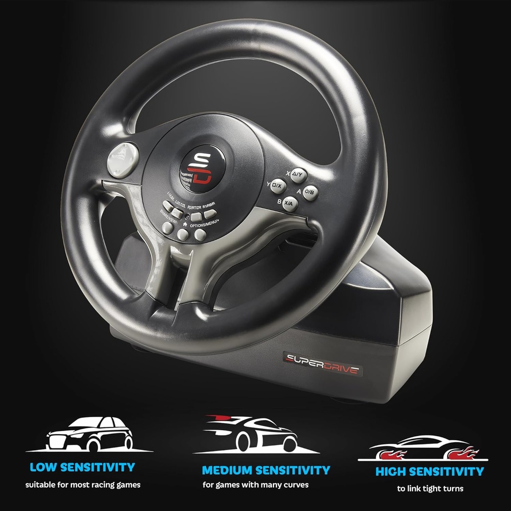 Volante Superdrive - Para Nintendo Switch - PS4 - Xbox One - PC