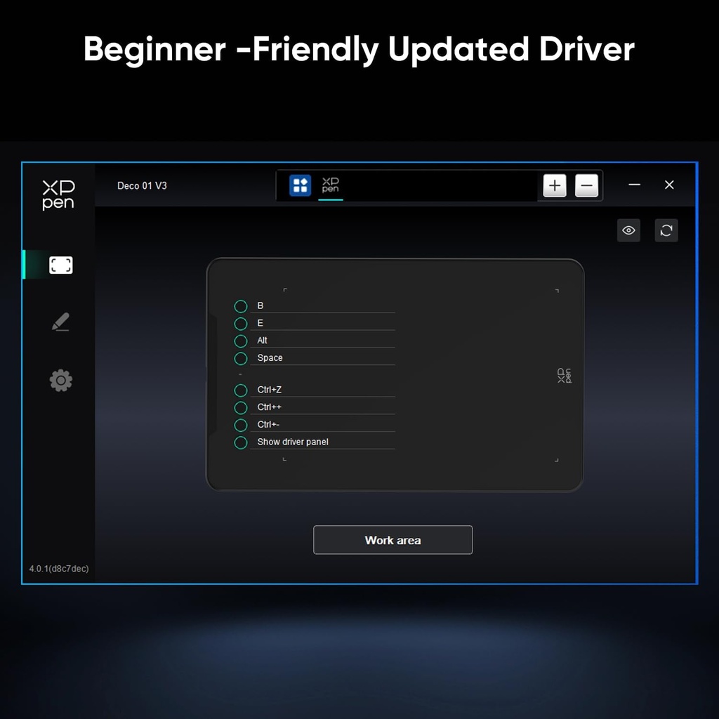 XPPen - Tableta de dibujo Deco Mini7 V2 actualizada, 16384 niveles de presión sin batería, almohadilla de dibujo OSU de 7 x 4, 8 teclas de acceso rápido para arte digital, enseñanza, tableta gráfica