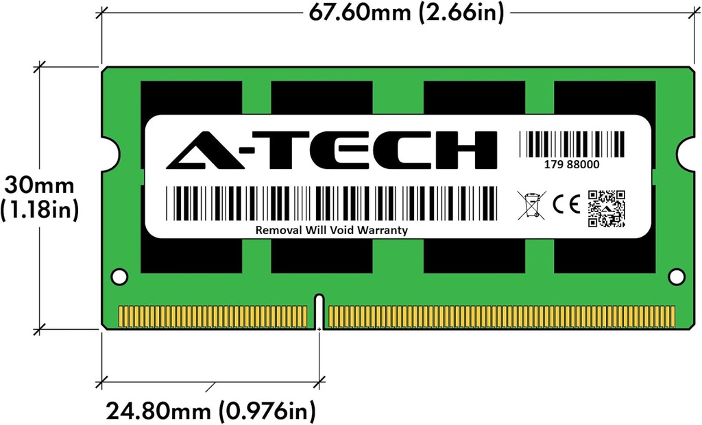 A-Tech 8GB DDR3/DDR3L 1600MHz PC3L-12800 (PC3-12800) 