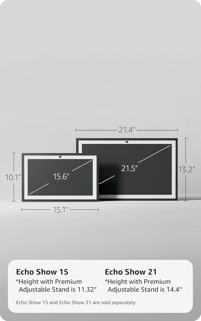 Amazon Echo Show 15 | Pantalla inteligente Full HD de 15.6" con Alexa y Fire TV integrados | Incluye control remoto