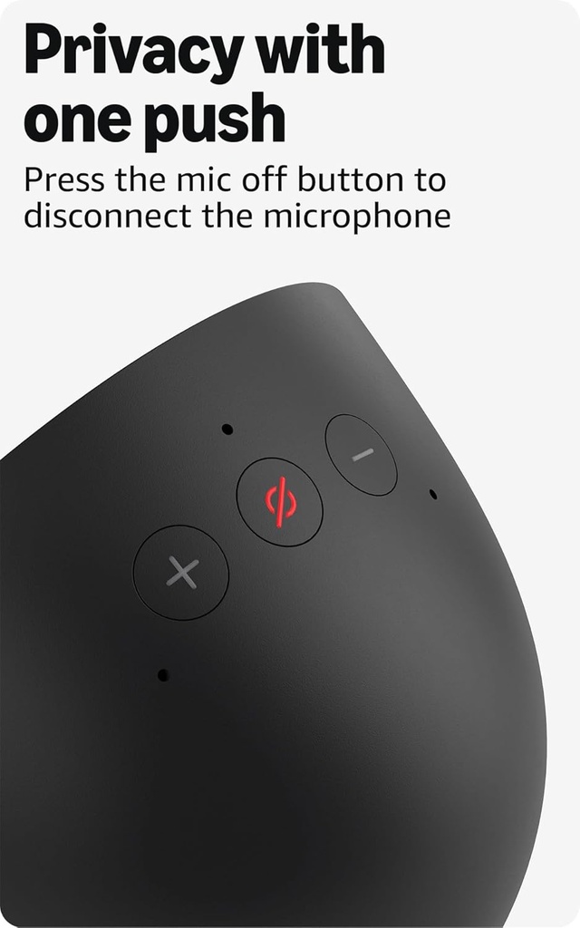 Amazon Echo Spot (2024) Parlante/Despertador Inteligente Con Alexa – Negro Carbon