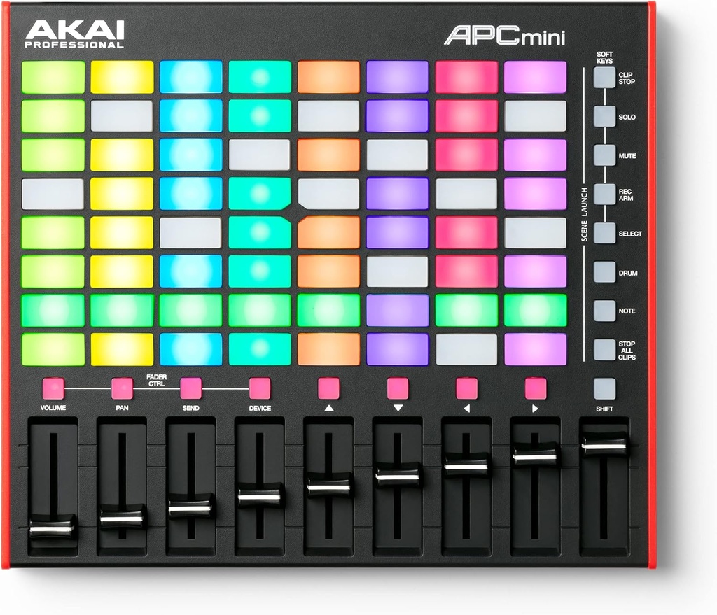 AKAI Professional APC MINI MK2- Controlador de almohadilla MIDI USB