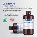 ANYCUBIC - Resina de impresora 3D estándar actualizada, resina de curado UV rápido SLA de 405 nm, fotopolímero rápido y de alta precisión para impresión 3D LCD/DLP/SLA de 8K (gris, 35.27 oz)