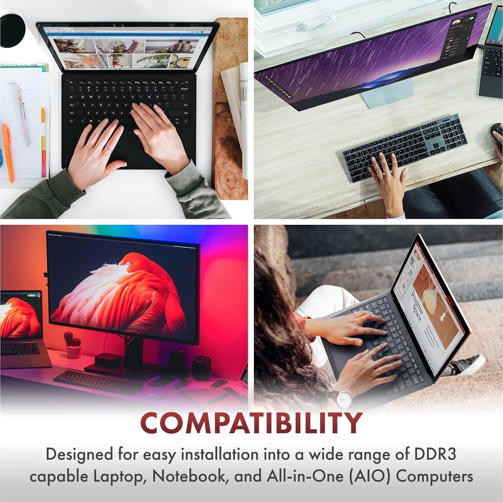 A-Tech 16GB (2x8GB) DDR3/DDR3L 1600MHz PC3L-12800 (PC3-12800)