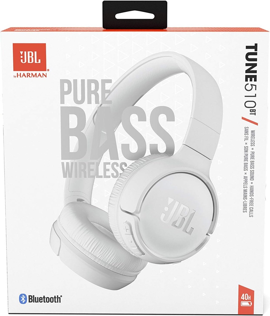 Audifonos JBL Tune 510BT Inalambricos - Blanco