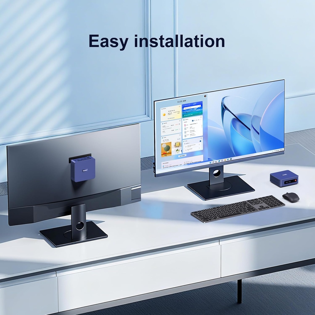 Beelink SER3 Mini PC AMD Ryzen 3 3200U (hasta 3.5 GHz), 16 GB DDR4 2400MT/s 500 GB PCIE3.0 SSD Mini computadora, Radeon Vega 3 Graphics 3 3core 1200 MHz, LAN de 1000 Mbps, pantalla HDMI dual 4K PC de