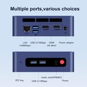 Beelink SER3 Mini PC AMD Ryzen 3 3200U (hasta 3.5 GHz), 16 GB DDR4 2400MT/s 500 GB PCIE3.0 SSD Mini computadora, Radeon Vega 3 Graphics 3 3core 1200 MHz, LAN de 1000 Mbps, pantalla HDMI dual 4K PC de