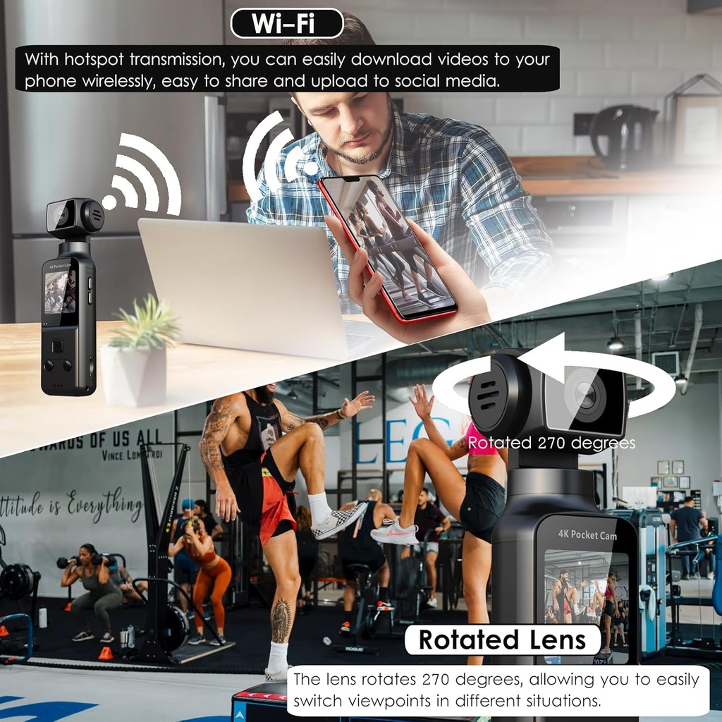 Cámara corporal 4K ZOMFOM