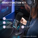 FIFINE Paquete de equipos de juego, juego de micrófono dinámico XLR/USB para juegos con mezclador de audio para grabación de podcasts, video vocal, juego de jugadores RGB con atenuador de