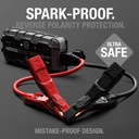 Noco Boost Sport - Arrancador de litio para motores de gasolina (12 V), ultraseguro, 500 AMPs, Negro