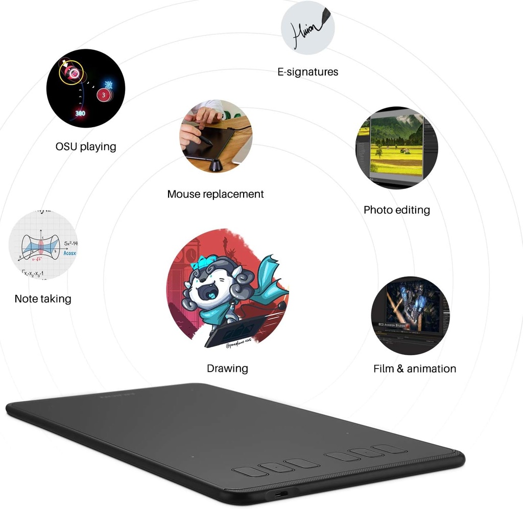 Tablet De Dibujo Grafico Huion Inspiroy H640P