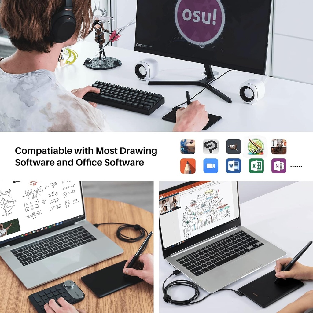 Tablet De Dibujo Huion H420X