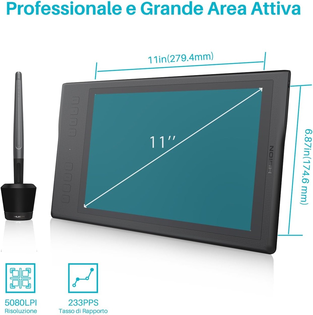 Tablet De Dibujo Huion Inspiroy Q11K