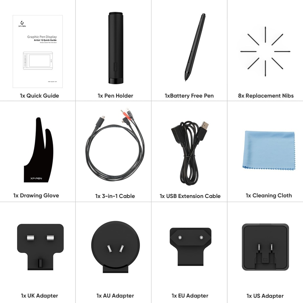 Tablet De Dibujo XP-PEN Artist12 - 11.6 Inch FHD