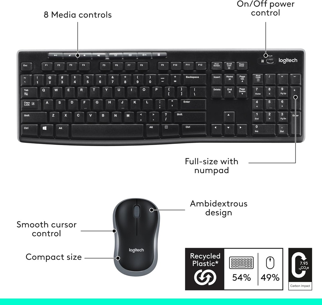 Teclado Logitech - MK270