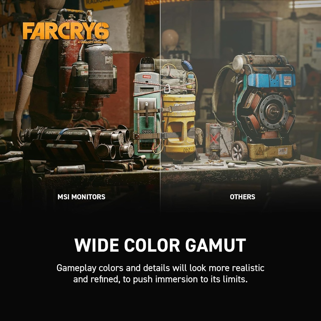 MSI 27" 180 Hz Monitor de Juegos Rápido VA QHD FreeSync (AMD Sincronización Adaptativa) 80% Adobe RGB / 80% DCI-P3 / 105% sRGB MAG 27CQ6F 