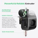 Creality Impresora 3D K2 SE, impresión de alta velocidad de 19.685 in/s, compatible con impresión 3D multicolor CFS, construcción de metal sólido, nivelación automática, extrusora de accionamiento directo, boquilla de intercambio rápido, tamaño de impresión de 220 × 215 × 9.646 in 