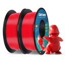 GIANTARM - Filamento para impresora 3D, 2 piezas de filamento pla rojo, carrete de 1 kg (2.2 lbs), precisión dimensional de 1.75 mm +/- 0.03 mm, filamento para impresión 3D Rojo 