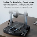 Creality Ender 3 V3 SE Impresora 3D 9.843 in/s más rápida FDM 3D con nivelación automática CR Touch, extrusora directa Sprite, filamento de carga automática de doble eje Z y eje Y, tamaño de impresión 8.66 x 8.66 x 9.84 pulgadas 