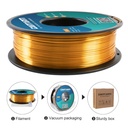 GIANTARM Filamento para impresora 3D, filamento PLA de seda dorada, carrete de 1Kg (2.2lbs), precisión dimensional de 1.75mm +/- 0.03mm, filamento para impresión 3D Color oro 