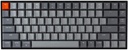 Keychron Teclado mecánico inalámbrico K2 75% Layout RGB Bluetooth con interruptor marrón Gateron G Pro, anti fantasma/N-Key Rollover, teclado compacto de 84 teclas USB con cable para juegos para Mac Windows-Versión 2 