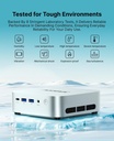 ACEMAGIC K1 Mini PC AMD Ryzen 4300U 16GB DDR4 1TB SSD Mini Computadoras (Turbo 3.7GHz), Win 11 Pro Radeon 4K Triple Display Computadoras de escritorio 3.2USB-C Max 28W, VESA GbE/WiFi/BT Educación/Negocios Oficina 