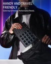 Donner Máquina profesional MIDI Pad Beat Maker, máquina de batería con 16 almohadillas de ritmo, 2 faders y perillas asignables y software de producción de música, controlador MIDI USB con 40 cursos 