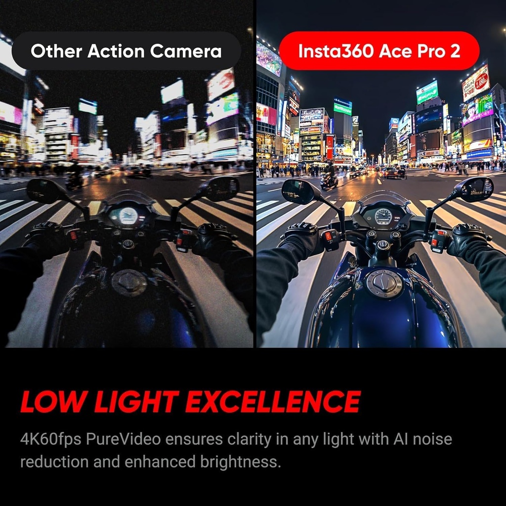 Insta360 Ace Pro 2 - Paquete de buceo - Cámara de acción impermeable 8K diseñada conjuntamente con Leica, sensor insignia de 1/1.3 pulgadas, 8K30, pantalla abatible de 2.5 pulgadas | Incluye funda de buceo, agarre de mango flotante (256 GB)