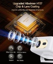 Magcubic HY300GT - Miniproyector con WiFi y Bluetooth, proyector portátil inteligente compatible con 260 ANSI y 2K, enfoque automático y corrección trapezoidal, giratorio de 180° para hogar y exterior