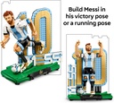LEGO Editions Lionel Messi – Soccer Legend - Building Set for Boys & Girls, Ages 12+ - Collectible Soccer Gift with Plaque - Kids Bedroom or Shelf Decor - 43015 