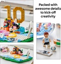 LEGO Editions Lionel Messi - Soccer Highlights - Building Set for Boys & Girls, Ages 10+ - Collectible Soccer Gift with Plaque - Kids Bedroom or Shelf Decor - 43011