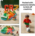 LEGO Editions Cristiano Ronaldo - Soccer Highlights - Building Set for Boys & Girls, Ages 10+ - Collectible Soccer Gift with Plaque - Kids Bedroom or Shelf Decor - 43012