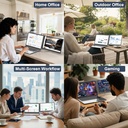 Extensor de pantalla KEFEYA para laptop, 14" Full HD IPS - con puerto USB-C/HDMI – Con Speaker - Windows, Mac, 60Hz.