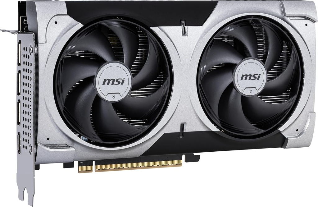 MSI Gaming RTX 5060 Ti 16G Ventus 2X OC Plus Tarjeta gráfica (16GB GDDR7, 128 bits, Rendimiento extremo: TBA MHz, DisplayPort x 3 2.1a, HDMI 2.1b, Arquitectura NVIDIA Blackwell) 
