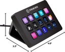  Elgato Stream Deck MK.2 – Controlador de estudio, 15 teclas macro, activa acciones en aplicaciones y software como OBS, Twitch, YouTube y más, funciona con Mac y PC