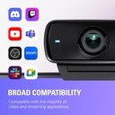 Elgato Facecam MK.2 – Webcam Full HD Premium para Transmisión, Juegos, Videollamadas, Grabación, HDR Habilitado, Sensor Sony, Control PTZ – funciona con OBS, Zoom, Teams y más, para PC/Mac 