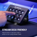 Elgato Facecam MK.2 – Webcam Full HD Premium para Transmisión, Juegos, Videollamadas, Grabación, HDR Habilitado, Sensor Sony, Control PTZ – funciona con OBS, Zoom, Teams y más, para PC/Mac 