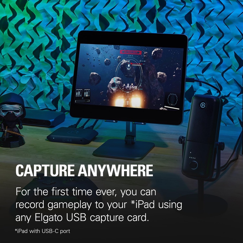 Elgato 4K X - Captura hasta 4K144 con latencia ultrabaja en PS5|Pro, Xbox Series X|S, Nintendo Switch 2, OBS y más, HDMI 2.1, VRR, HDR10, USB 3.2 Gen 2, para transmisión y grabación, PC, Mac | iPad 