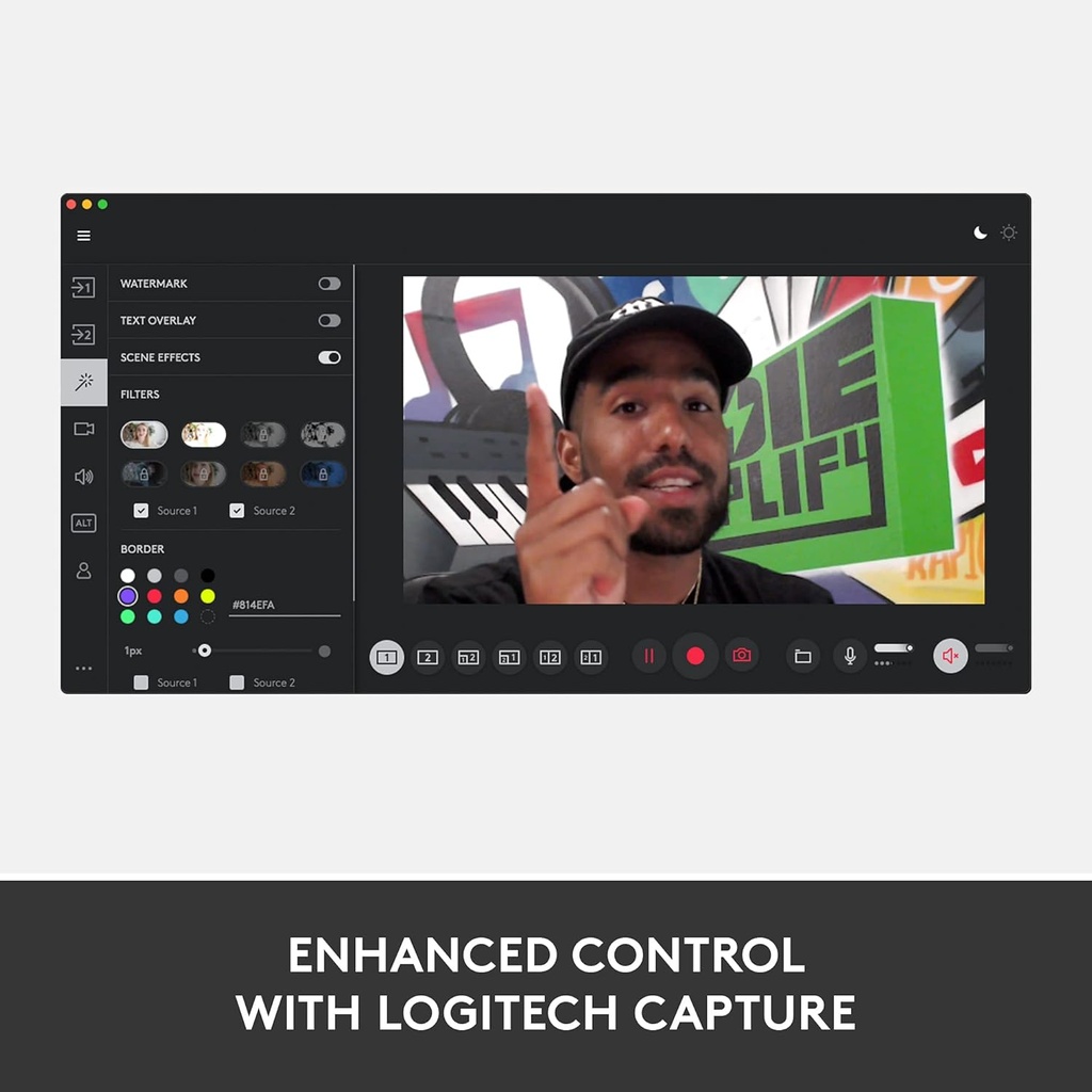 Logitech StreamCam Premium Webcam para transmisión y creación de contenido, Full HD 1080p a 60 fps, funciona con Microsoft Teams, Google Meet, Zoom, nuevo modo GameChat del Nintendo Switch 2, para PC